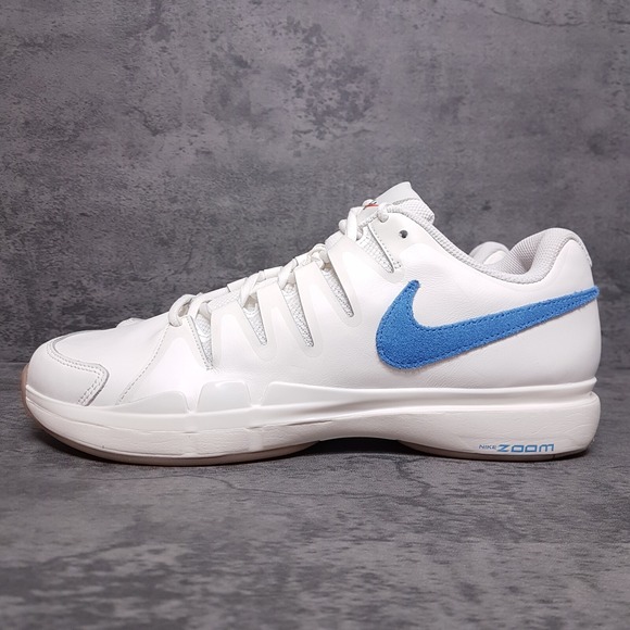 NIKE Zoom Vapor Tour Tennis Pickleball Shoes Mens Size‎ 11 Leather Sail Blue